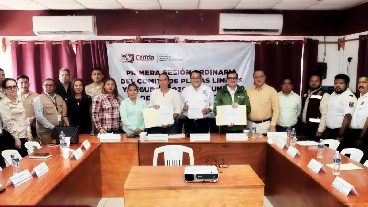 Centla instala Comité de Playas Limpias 2026