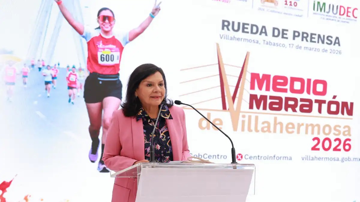 Yolanda Osuna Presenta Medio Maratón Villahermosa 2026