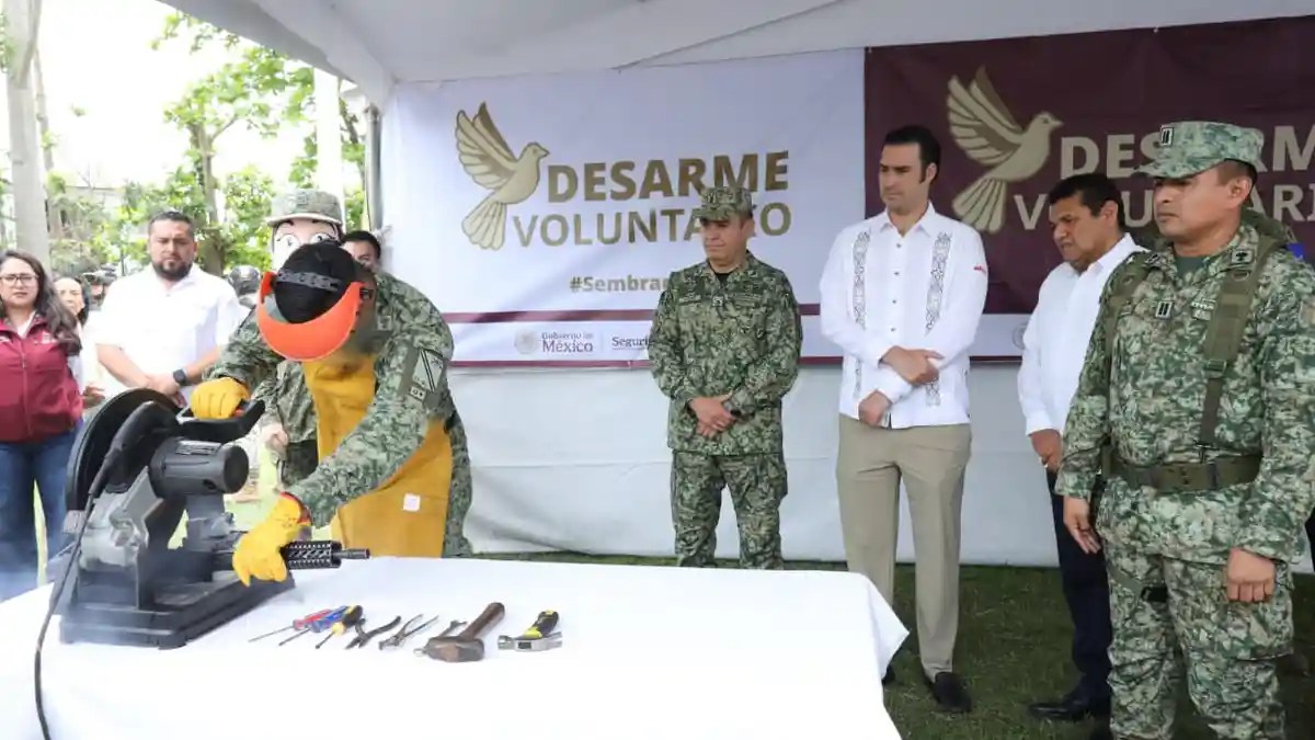 Comienza en Indeco Programa de Desarme Voluntario
