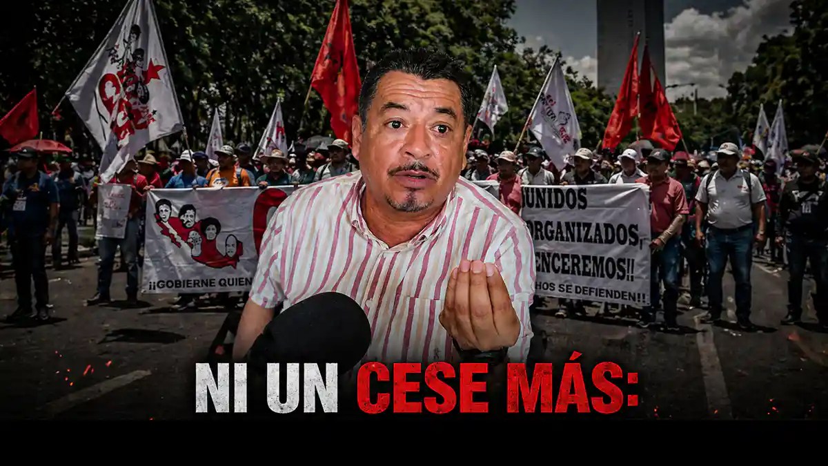 ¡Ni un cese más! CNTE anuncia Huelga Nacional; defiende al maestro Gamaliel Sánchez