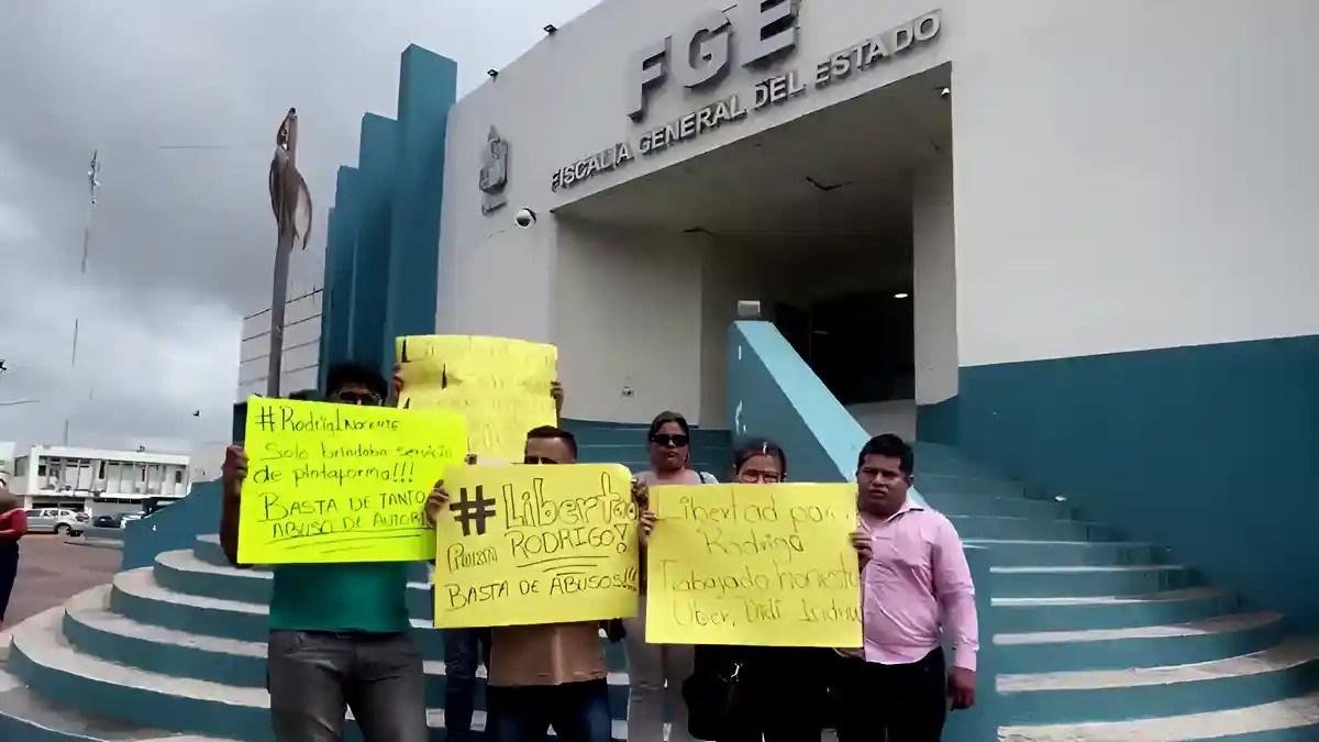 Choferes de Apps Protestan por Detención Injusta de Colega