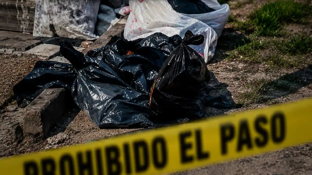 Abandonan restos humanos en bolsas de basura en la colonia Indeco