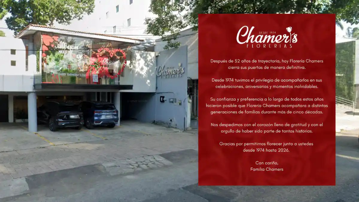 Florería Chamer’s cierra definitivamente tras 52 años de historia en Tabasco