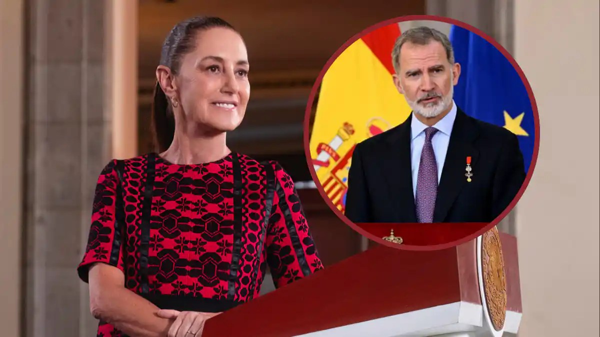 Sheinbaum recibirá al rey Felipe VI en Palacio Nacional