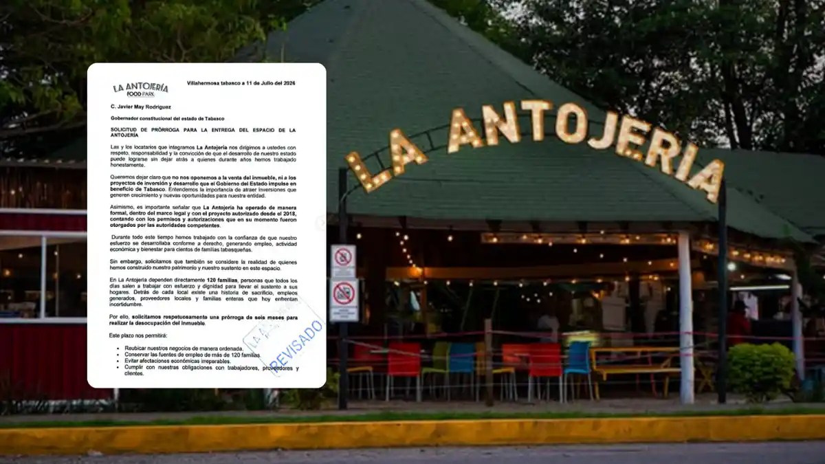 Comerciantes piden prórroga a Javier May para desalojar La Antojería