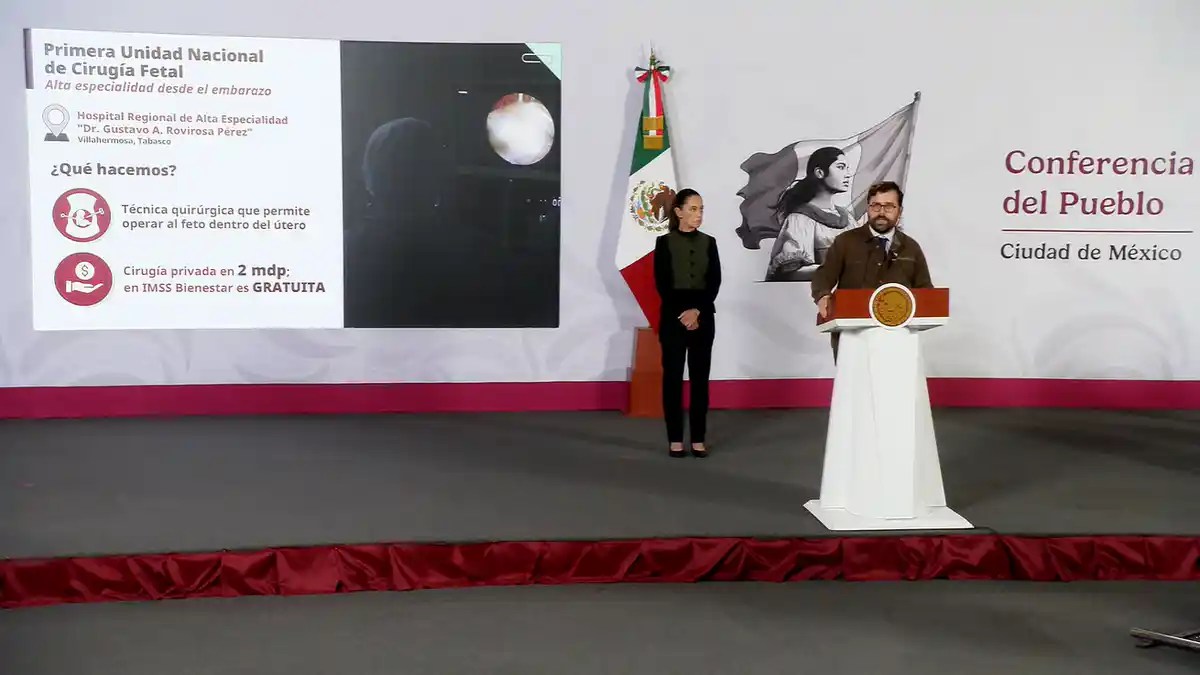 IMSS-Bienestar inaugura primera Unidad Nacional de Cirugía Fetal en Villahermosa