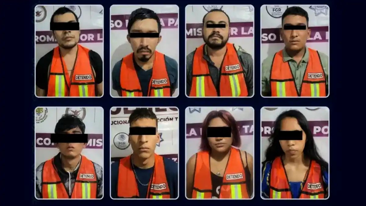 Detienen a ocho en fraccionamiento Bicentenario por quema de vehículos y OXXO