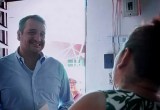 Andy López Beltrán durante recorrido por comunidades del distrito 6 federal de Tabasco