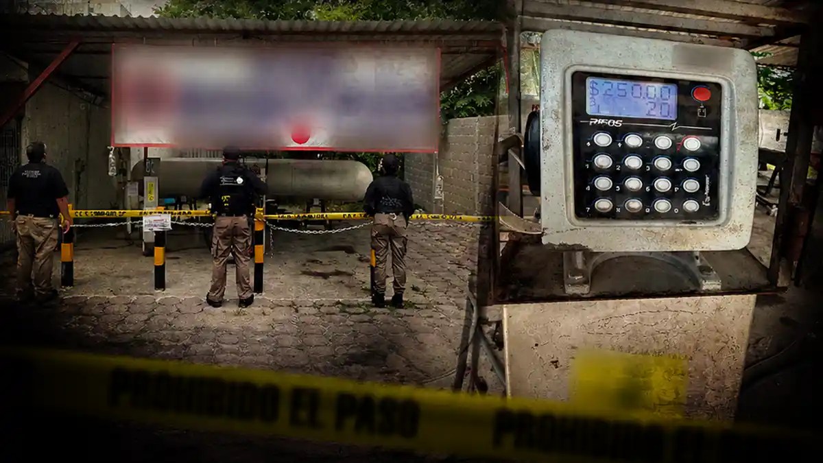 FGR desmantela gasera clandestina en Boquerón; hay un detenido