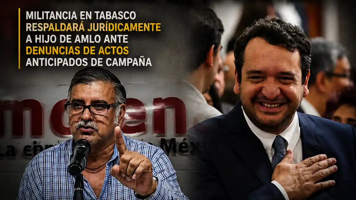 Morena defiende a Andy López Beltrán y denuncia estrategia en su contra