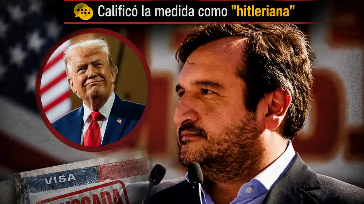 Andy López cuestiona a Donald Trump tras revocación de su visa