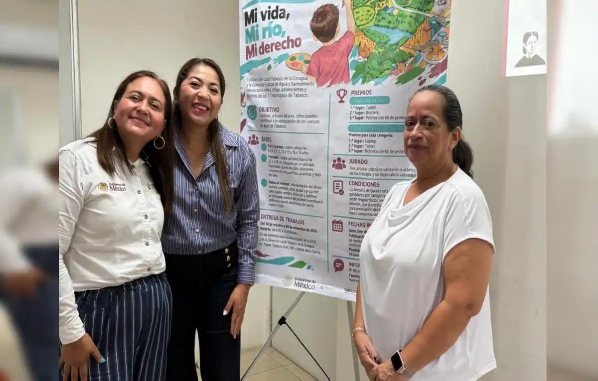 Convocatoria del XII Concurso Estatal de Dibujo y Pintura Infantil sobre el agua en Tabasco