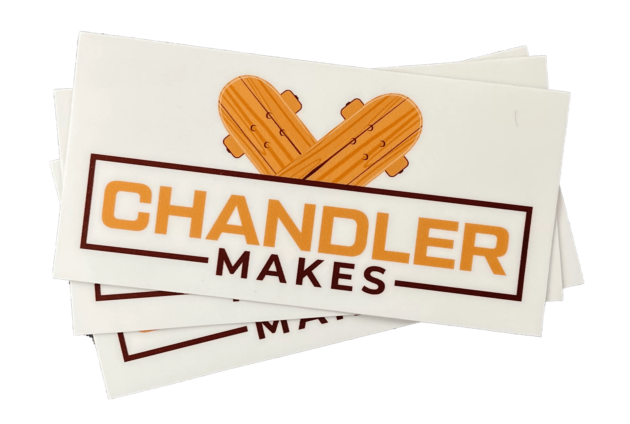 chandler makes stickers
