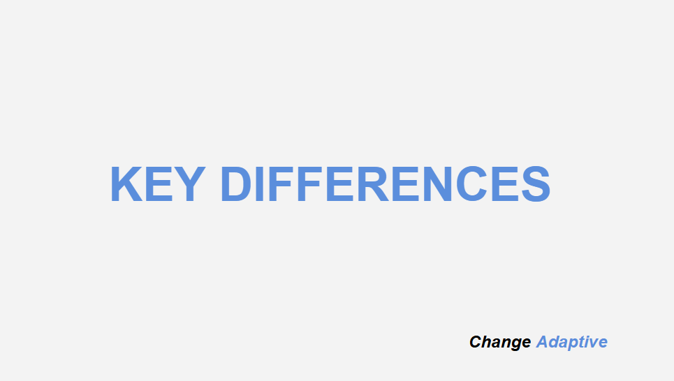 Key Differences Employees Facing Change | Change Adaptive
