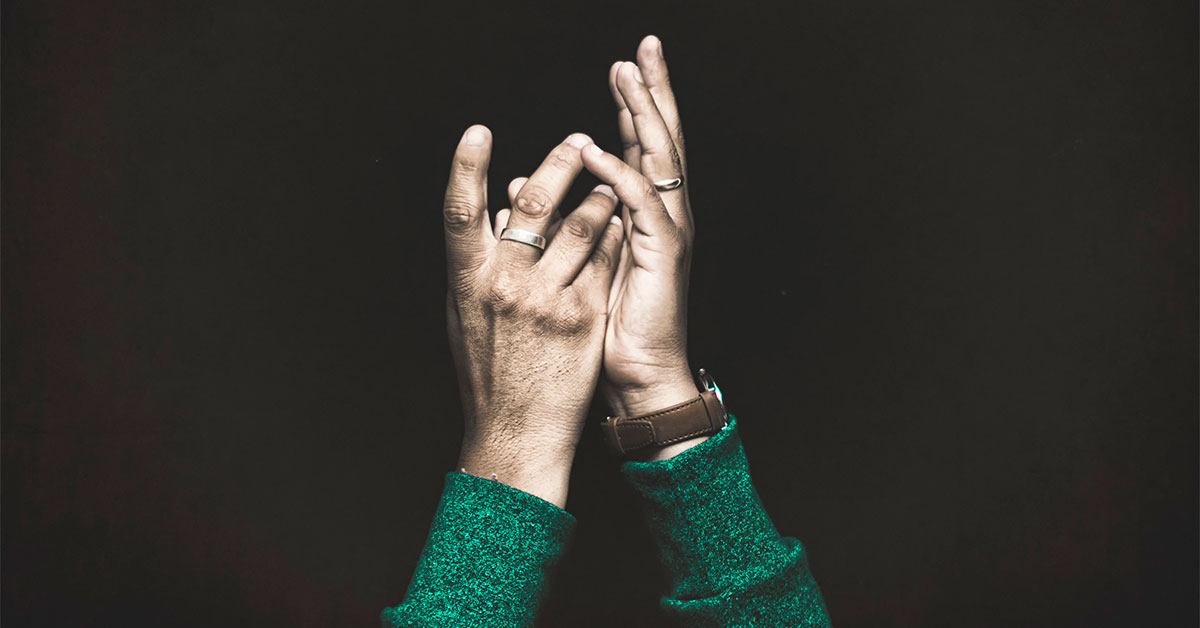 Hands Raised Wearing Rings - Immunity - ChangingAging.org