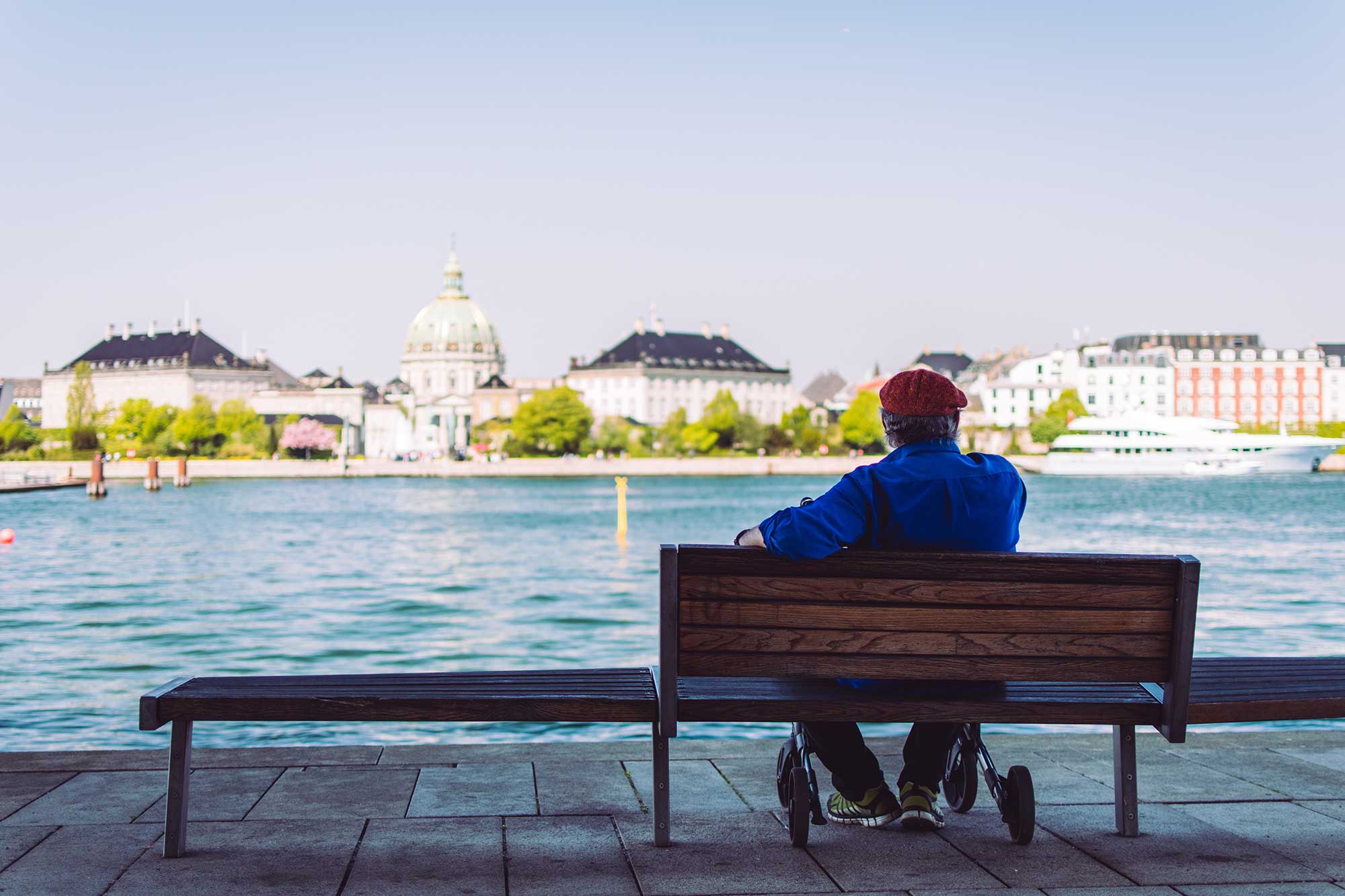 Man sitting near water - Independence - ChangingAging.org