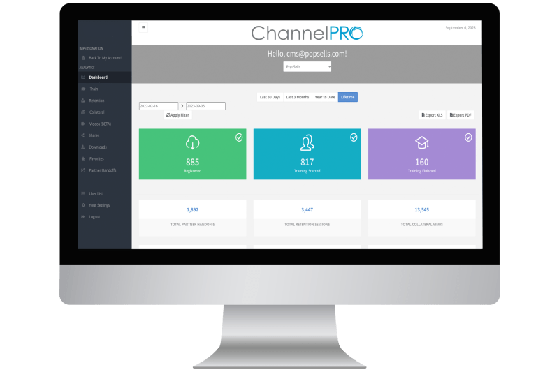 Pro Training Channel Pro Mobile - Premium Dark Texture Gallery - Desktop