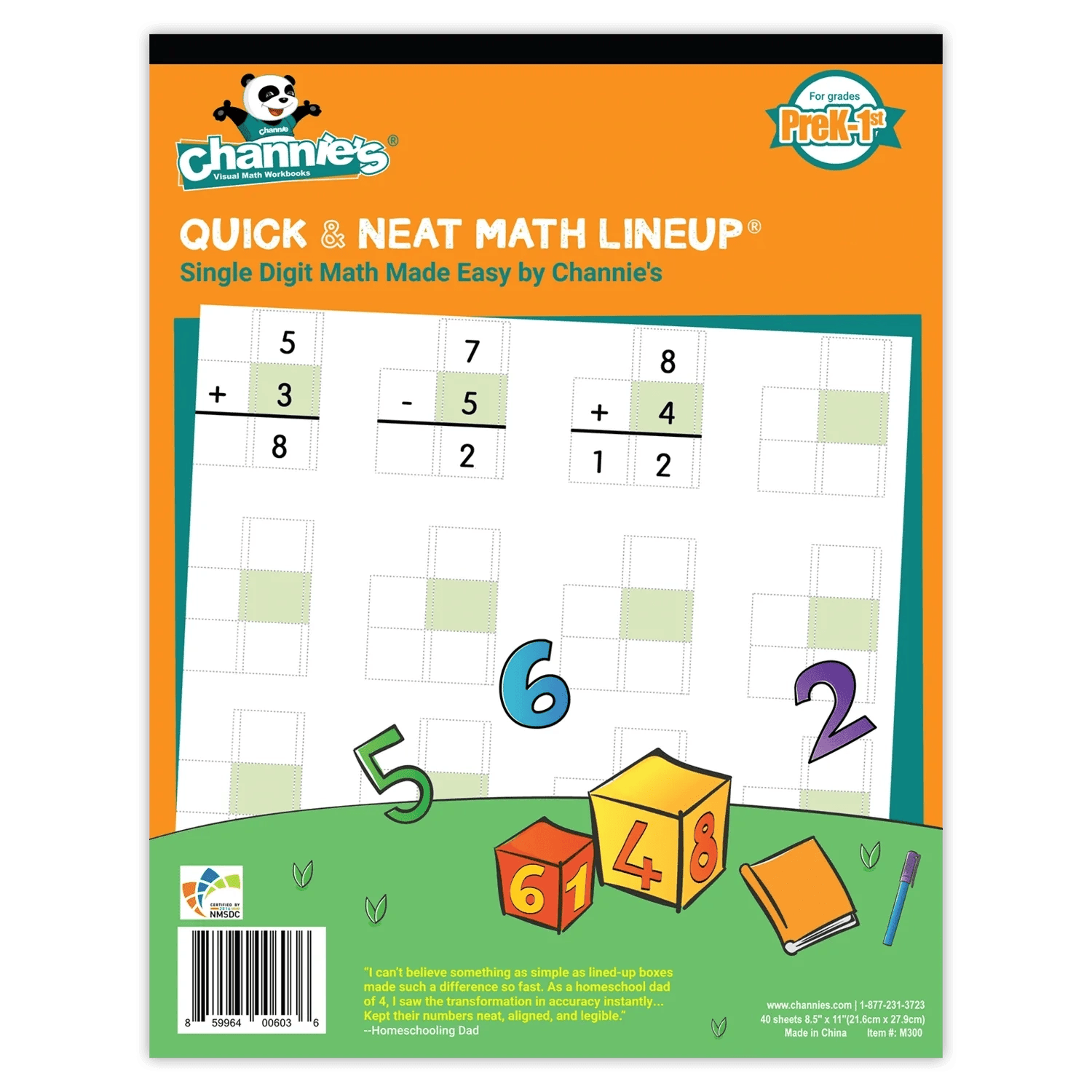 Math LineUp Single Digit Blank Math Worksheets