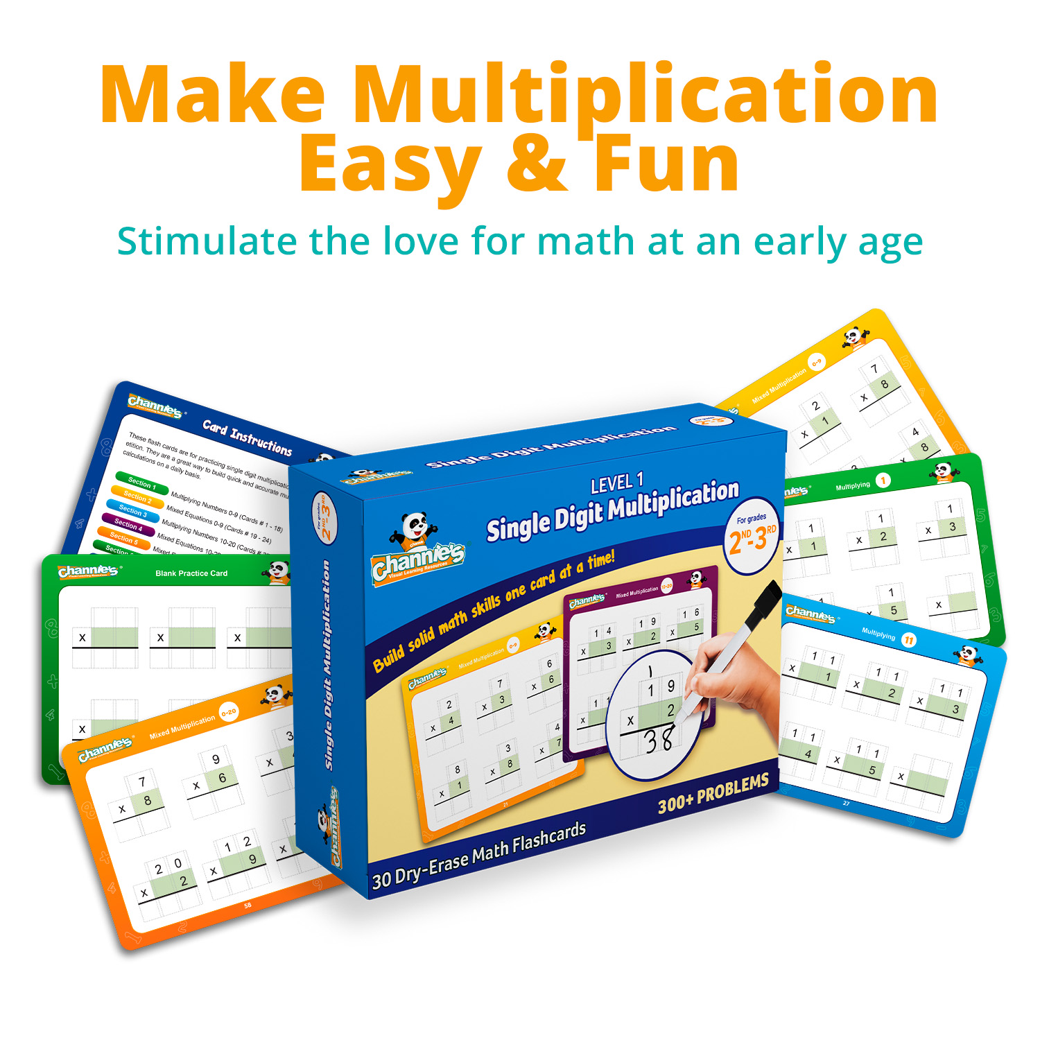 BM802.Channies.SingleDigitMultiplicationFlashcards.04Fun