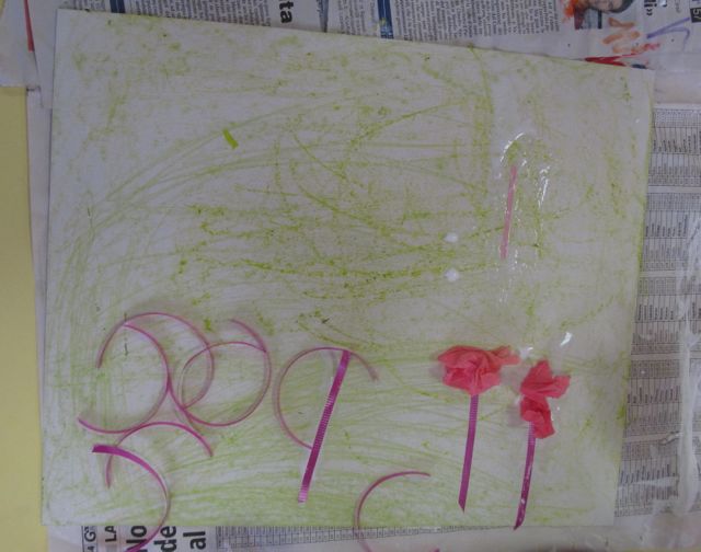 Pré: pastel gras vert