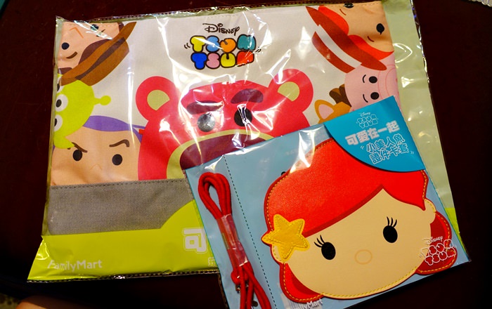 【超商集點】全家 TSUM TSUM第三波．托特包&皮質證件卡套