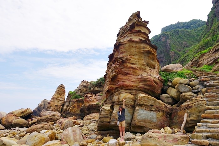 【新北．瑞芳】- 東北角秘境 南雅奇岩．順遊金瓜石、九份老街、十分瀑布