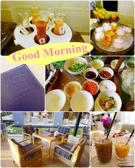 【15曼谷華欣．度假趣】- DAY3 Rest Detail Hotel．滿滿異國風味．現做泰式美食~好悠哉 (早餐篇)