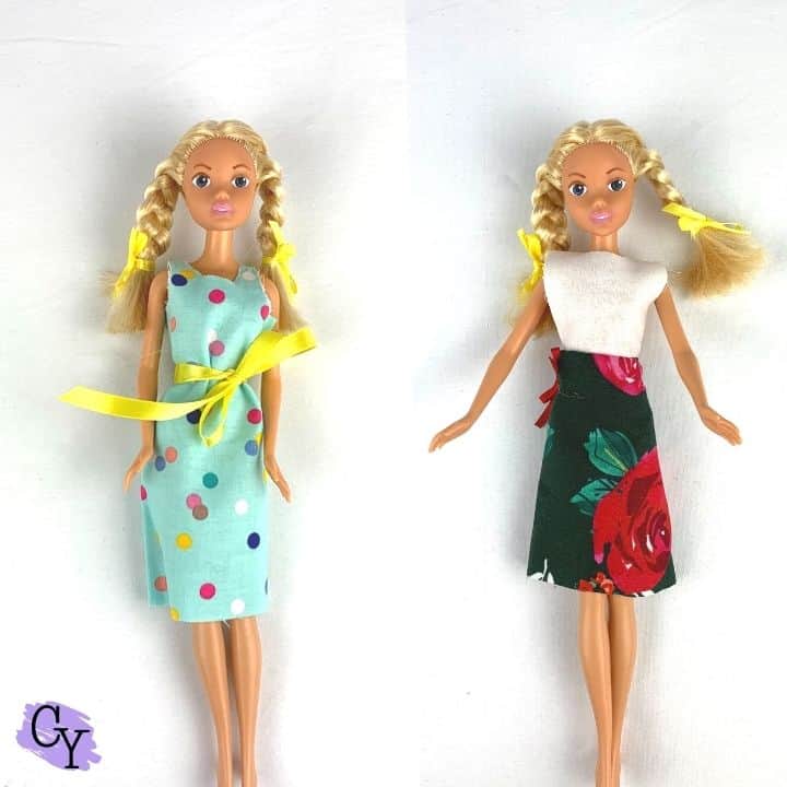 These posts include tutorials, free svg downloads and tips to make the most of your cutting machine! How To Make Doll Clothes No Sewing Required With 2 Free Patterns Chaotically Yours