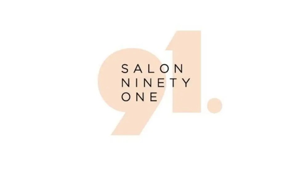 Salon Ninety One logo.