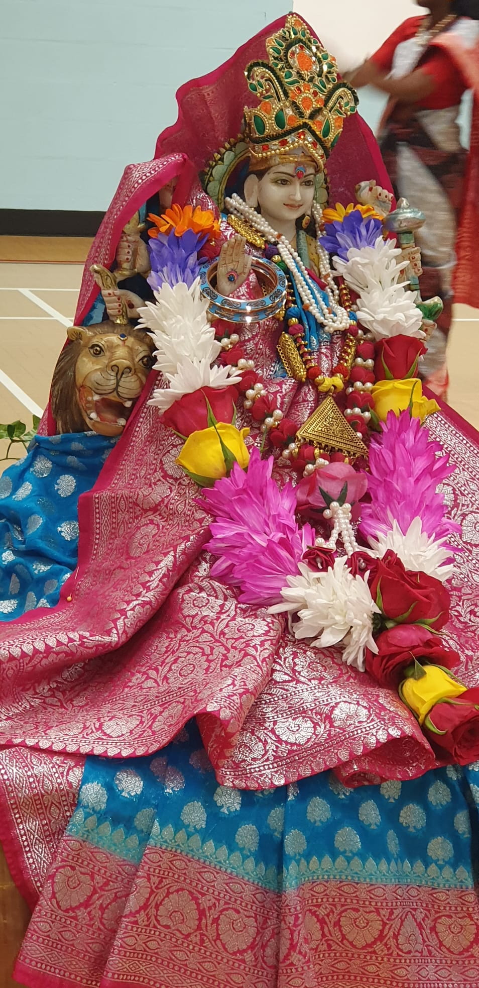 Colourful garlands