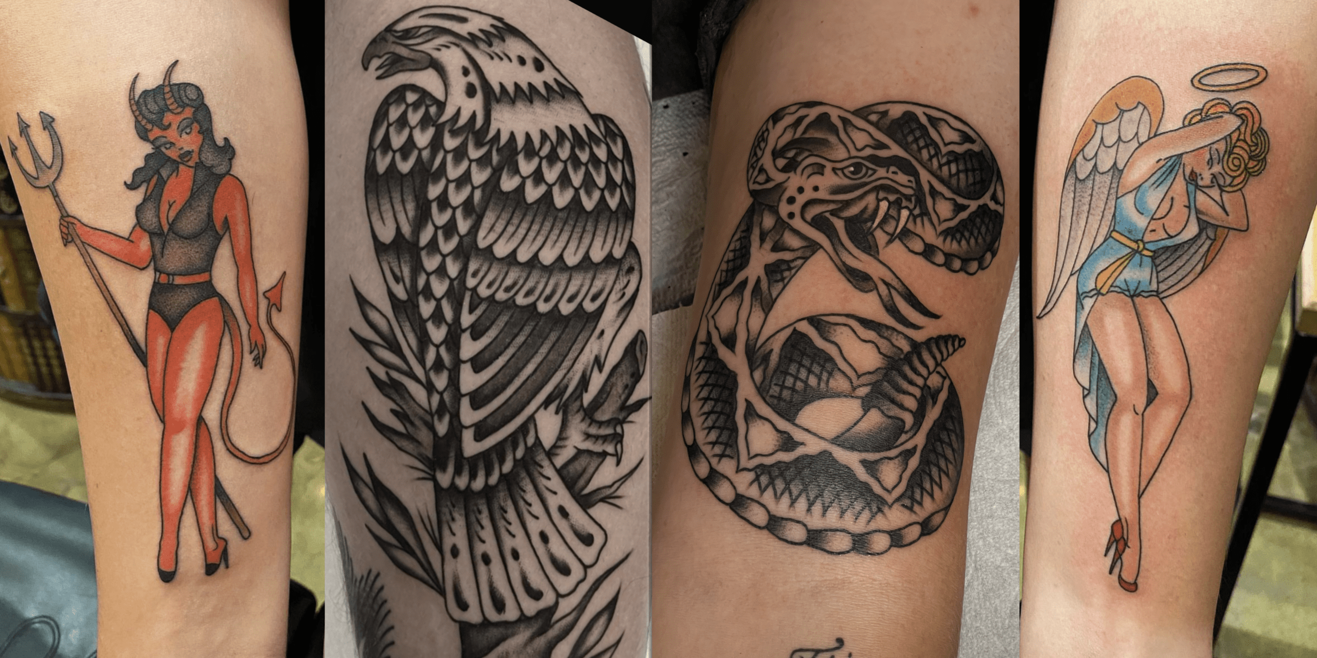 American traditional tattoos