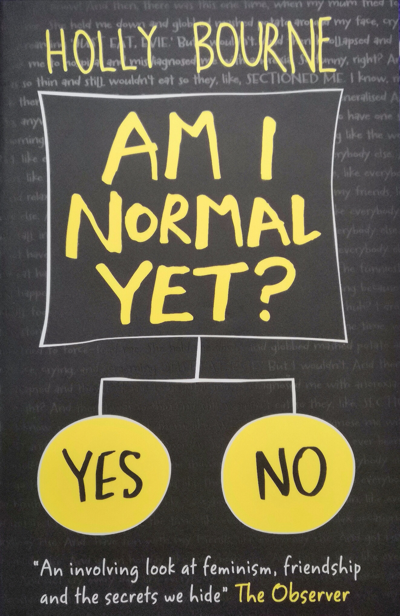 The book cover of Am I Normal Yet? by Holly Bourne