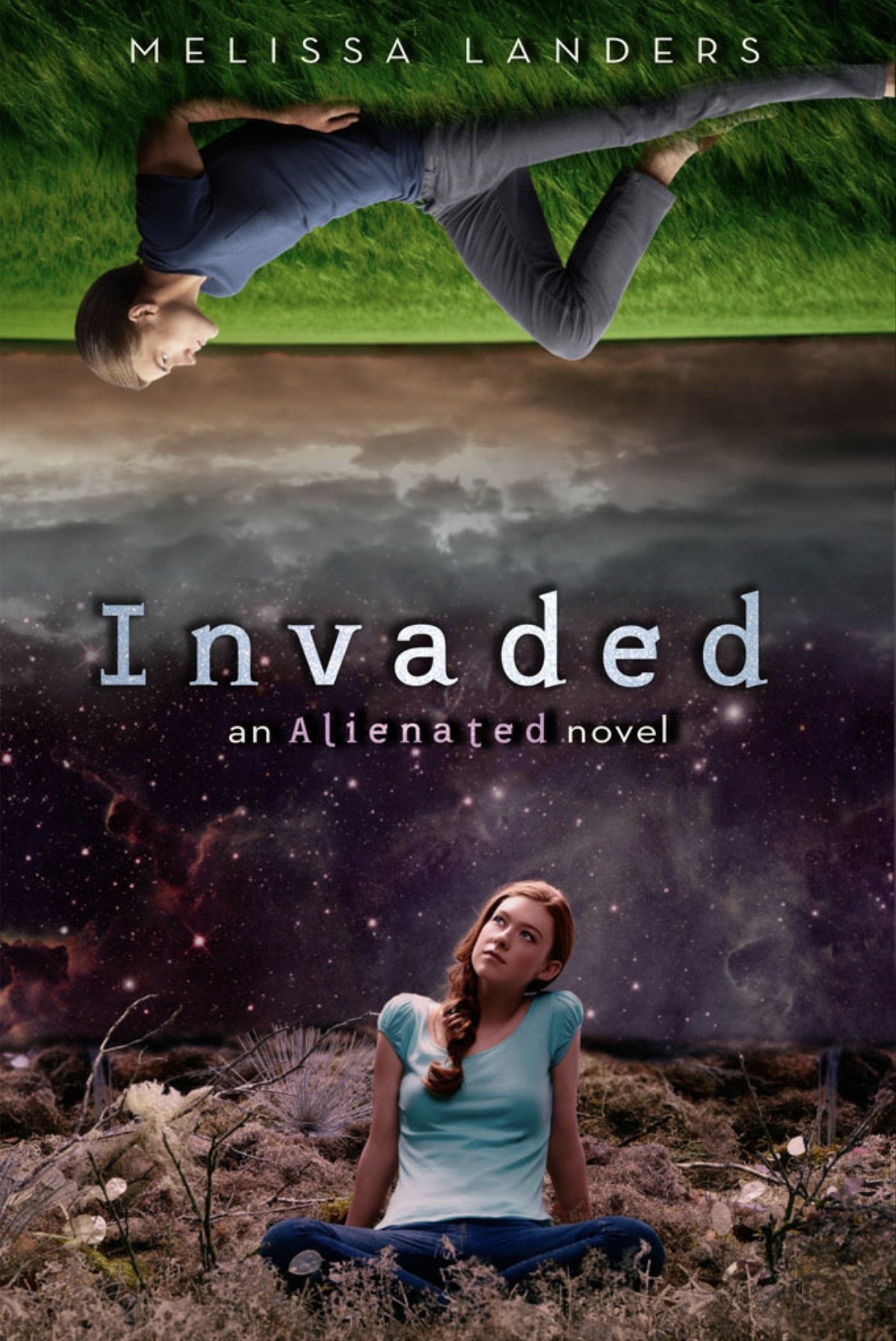The book cover of Invaded by Melissa Landers