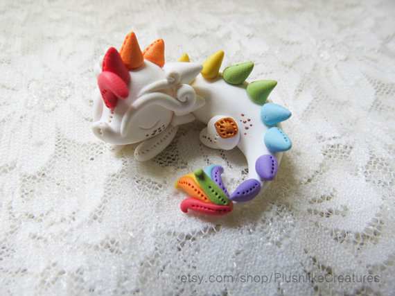 Rainbow dragon &copy; PlushlikeCreatures