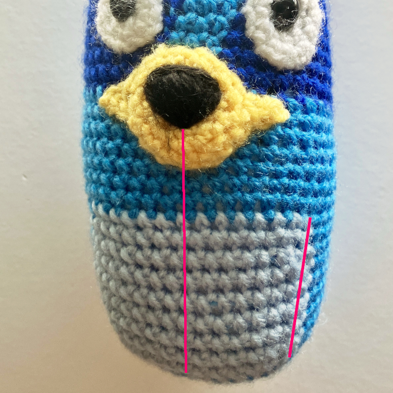 buik niet meer helemaal in het midden