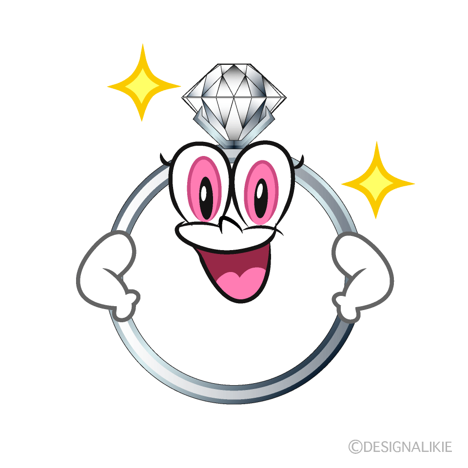 Gold engagement ring png transparent clip art image transparent png image, which you can use for different designs and projects. Free Glitter Diamond Ring Cartoon Image Charatoon