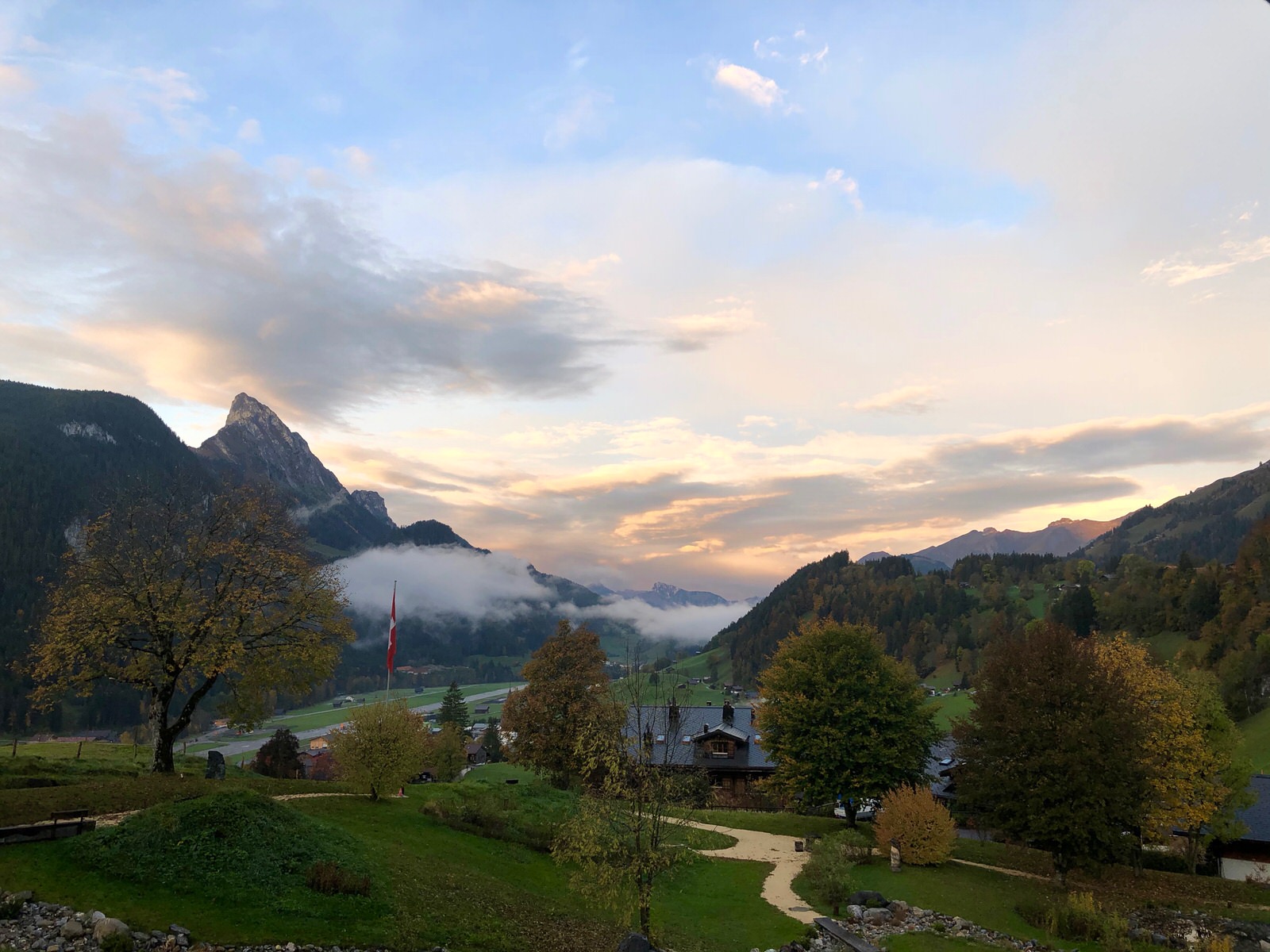 Gstaad View from Huus