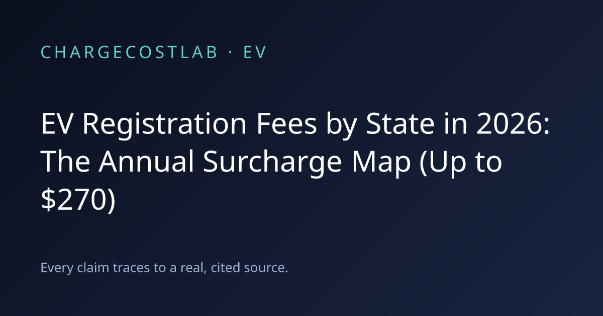 EV Fees By State In 2026 The Annual Surcharge Map Up To Ev Fees By State 2026