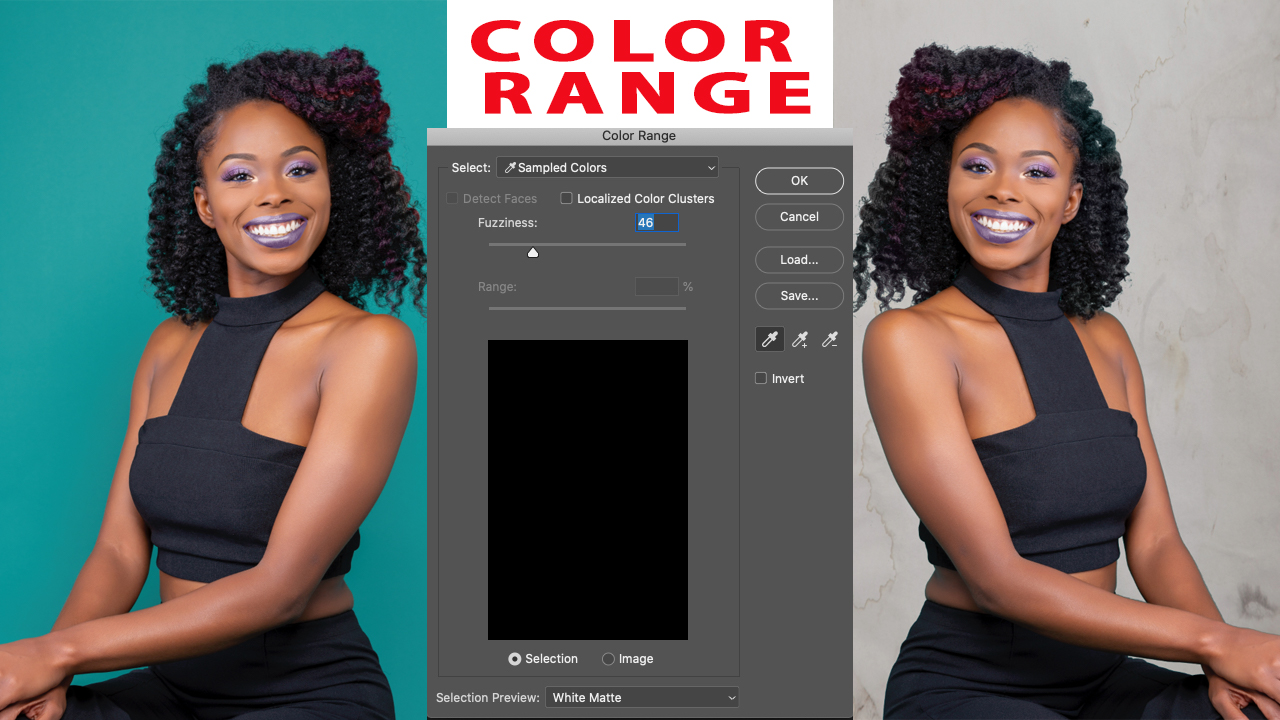 How To Make Color Range Selection In