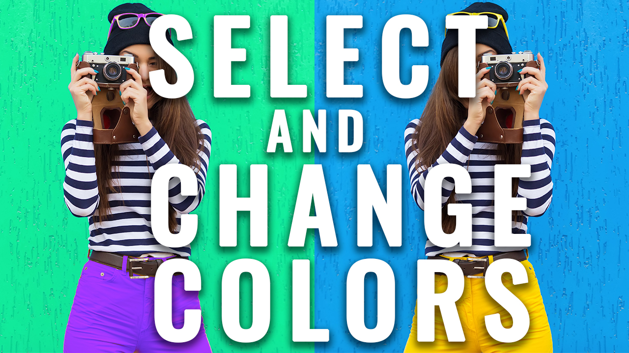 select and change colors in photoshop