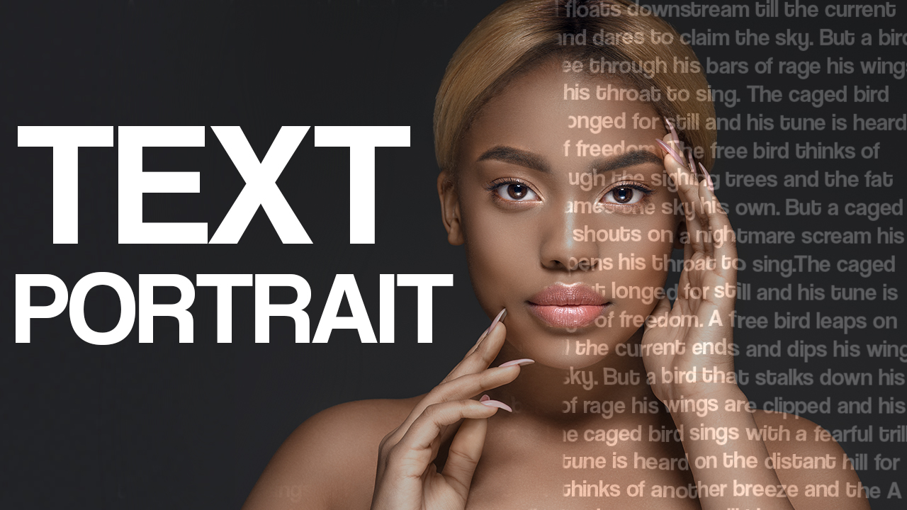 Text Portrait in Photoshop