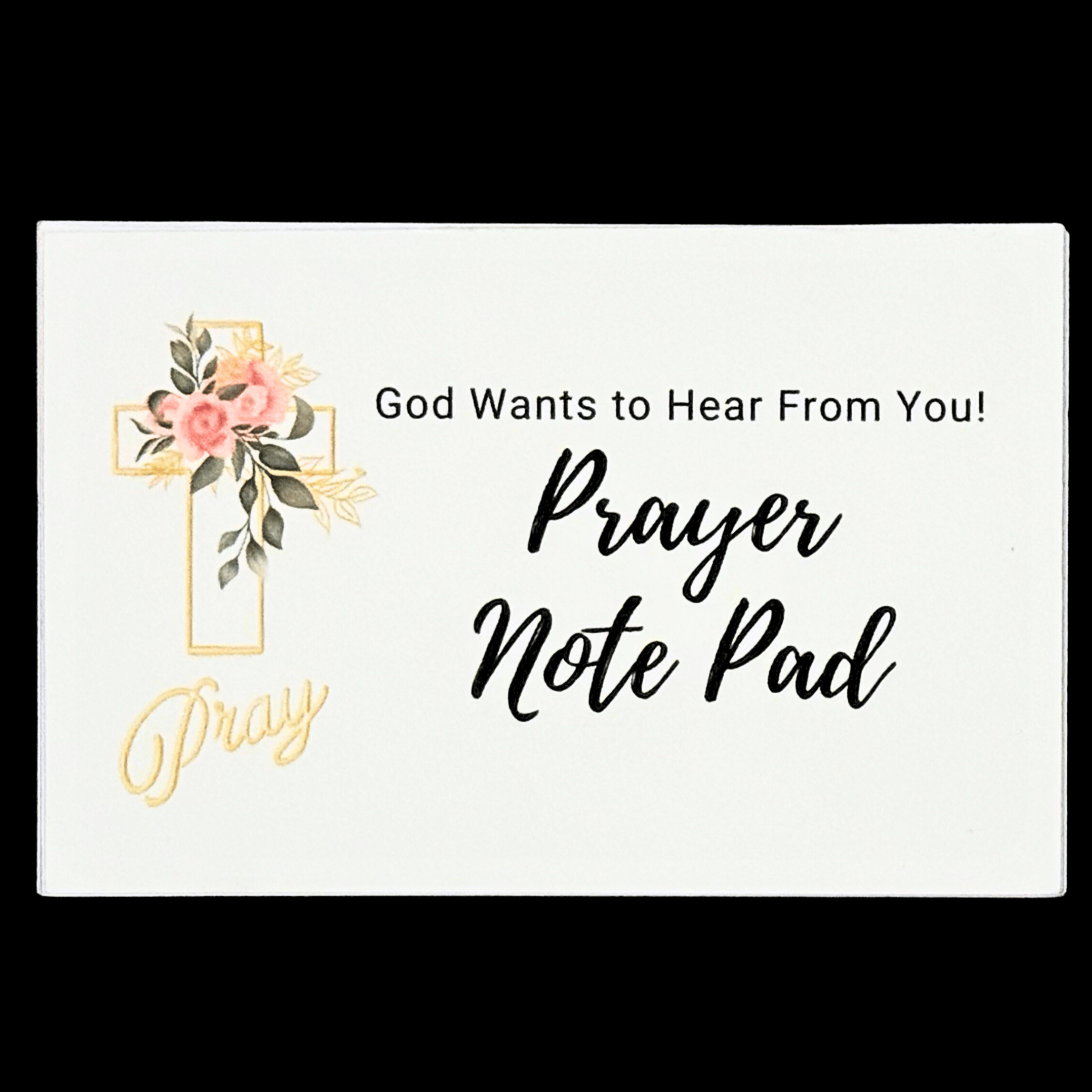 Open prayer journal pages designed for writing prayers, praises, and confessions