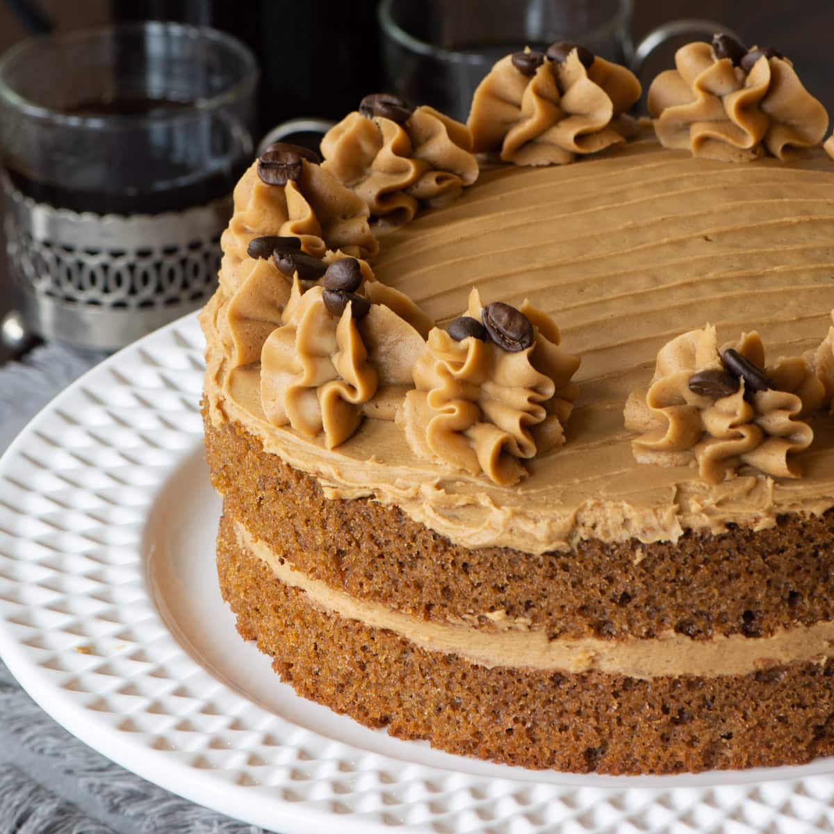 photo Caramel Coffee Sponge Cake easy coffee cake charlotte s lively