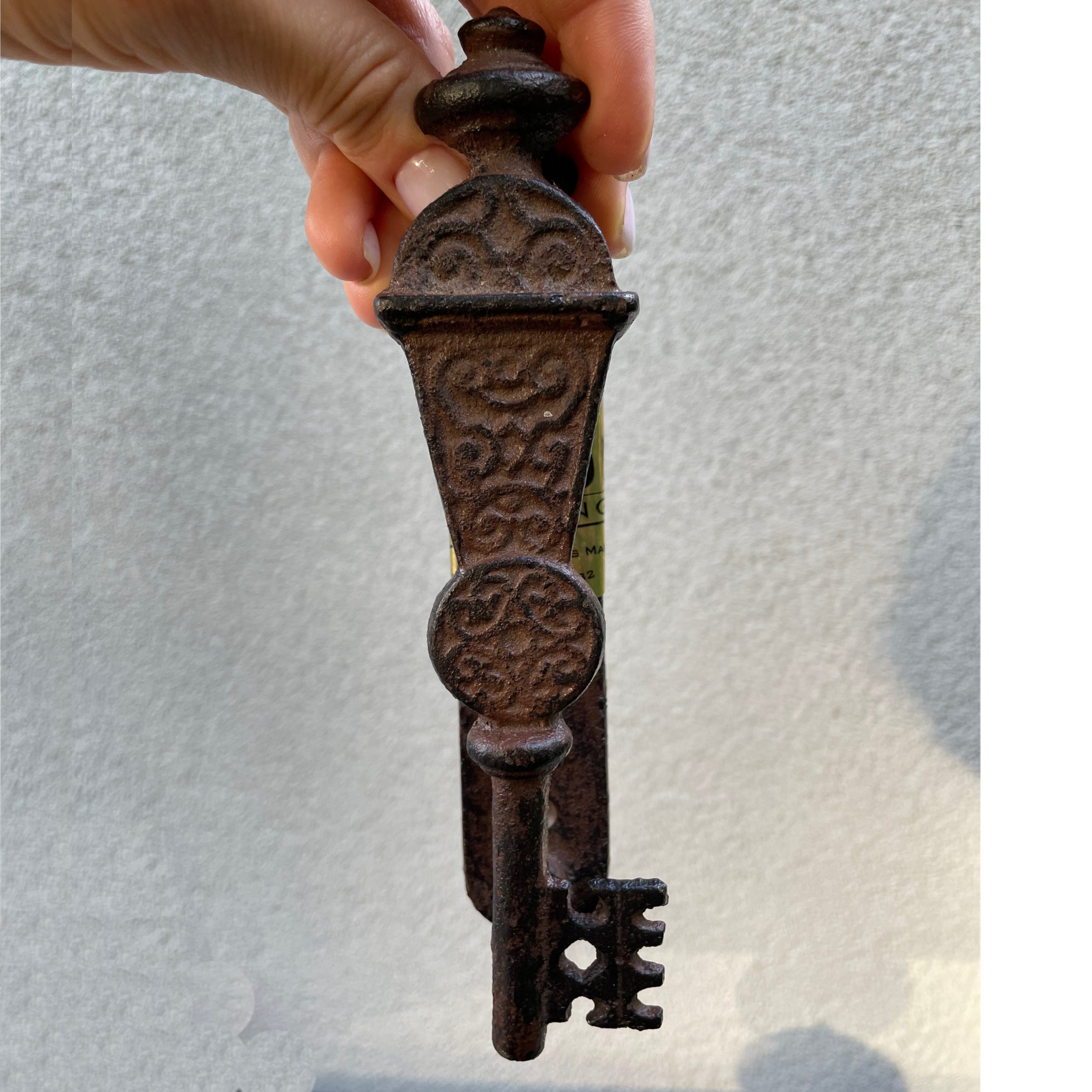 Vintage St. Jacobs Furnishings new with tags door knocker made of cast iron aged Ornate Cast Iron Front Door Decor