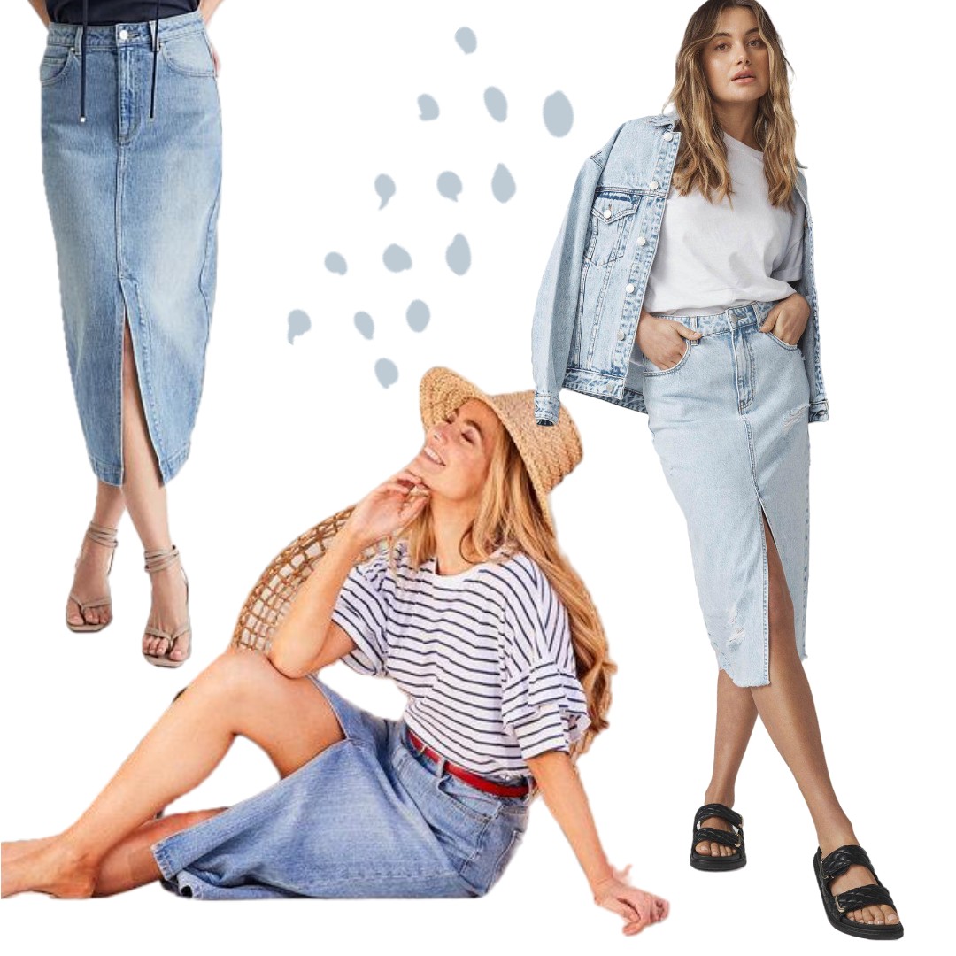 The Denim Midi Skirt Edit – My Top 5