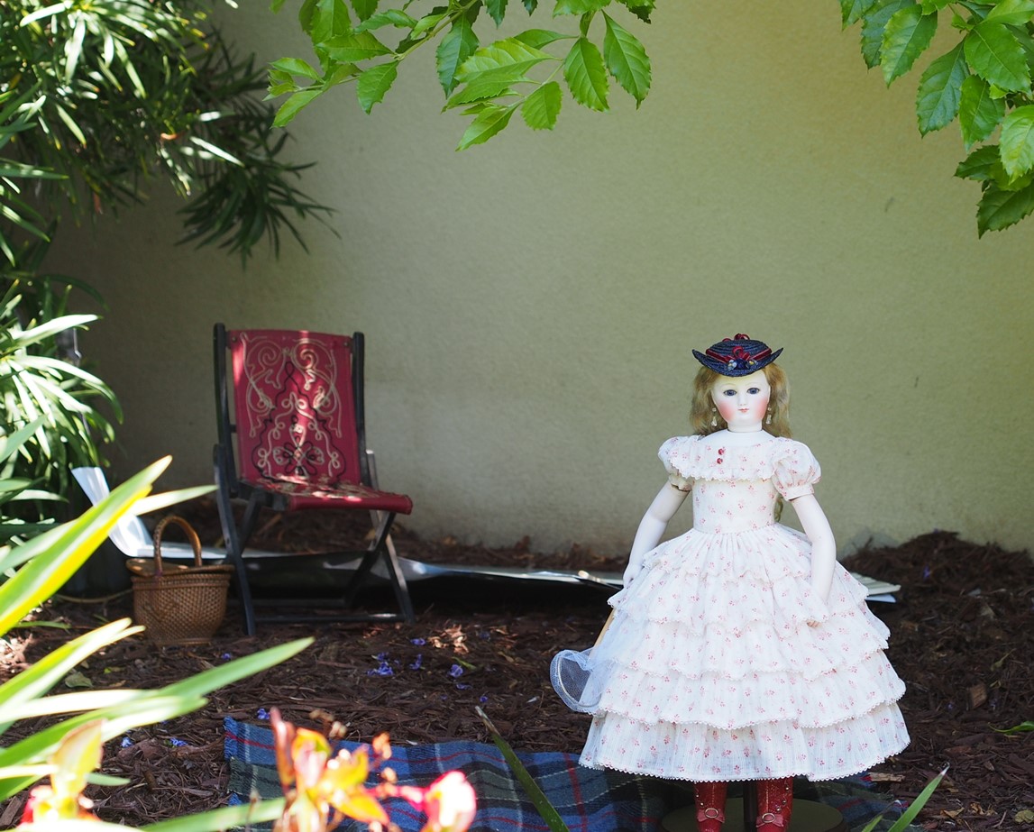 Maddie With Fallen Down Backdrop