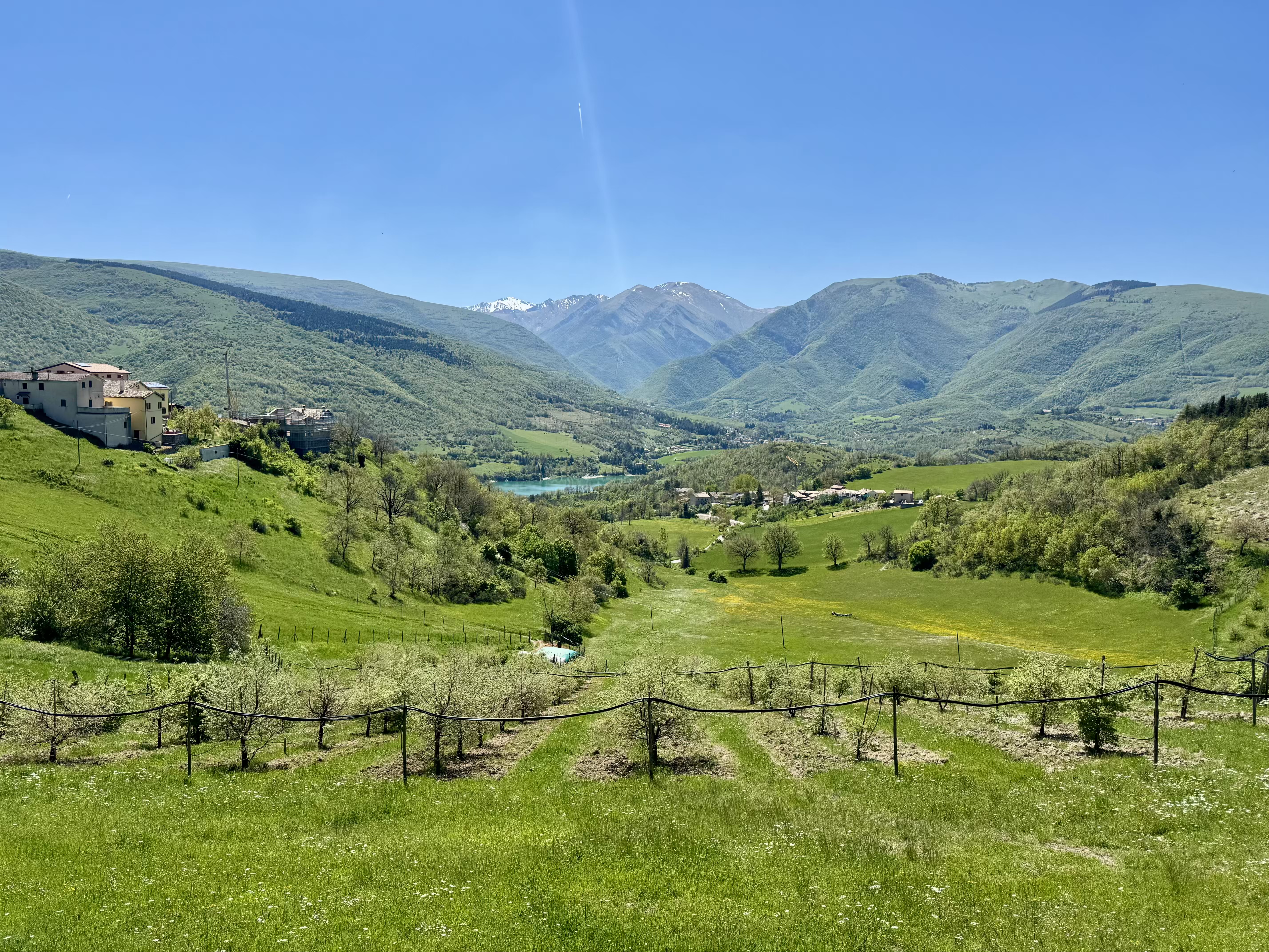 Sibilini Mountains and hilltop villages of Marche