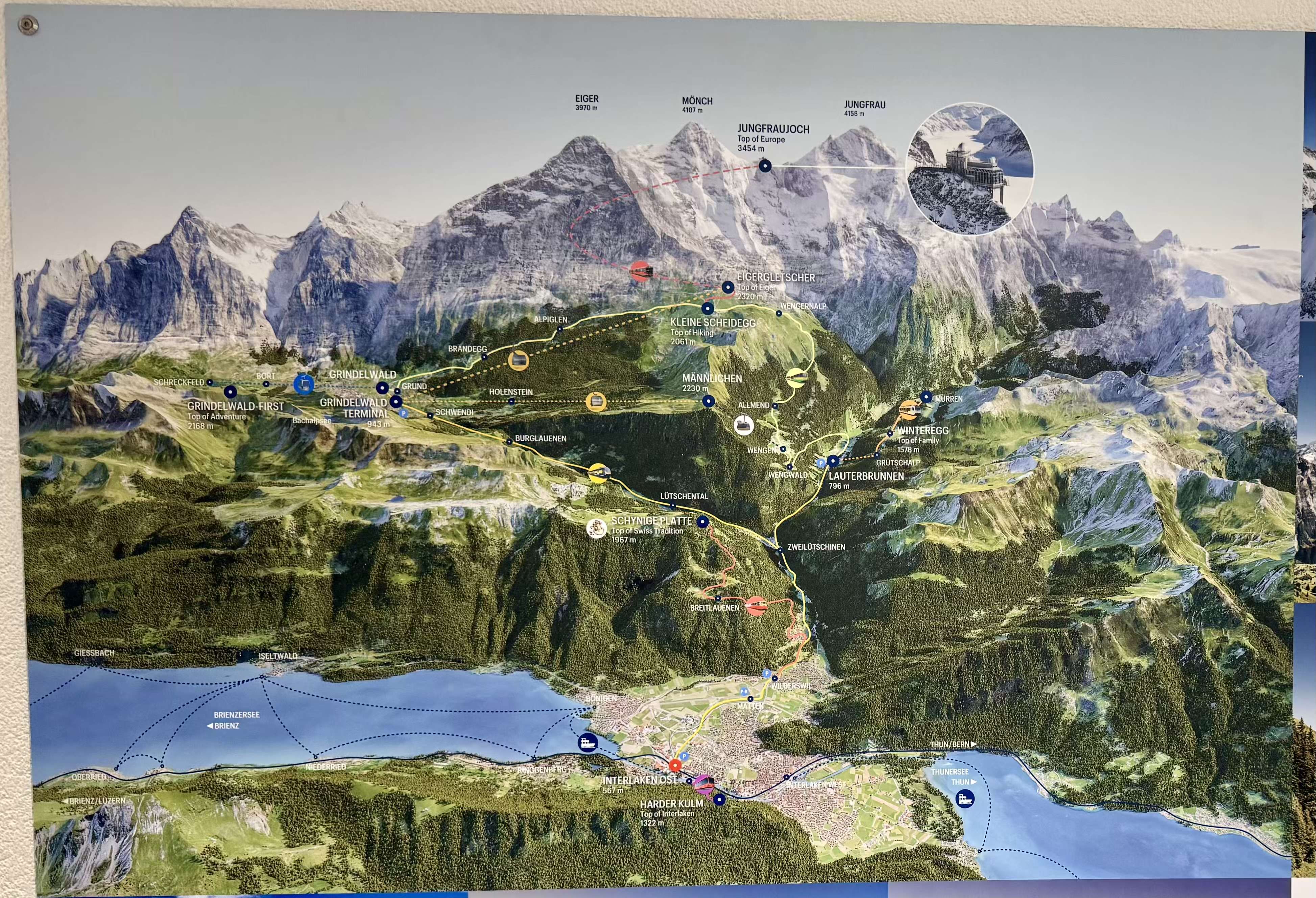 Train up to Jungfraujoch, Europe’s tallest railway station