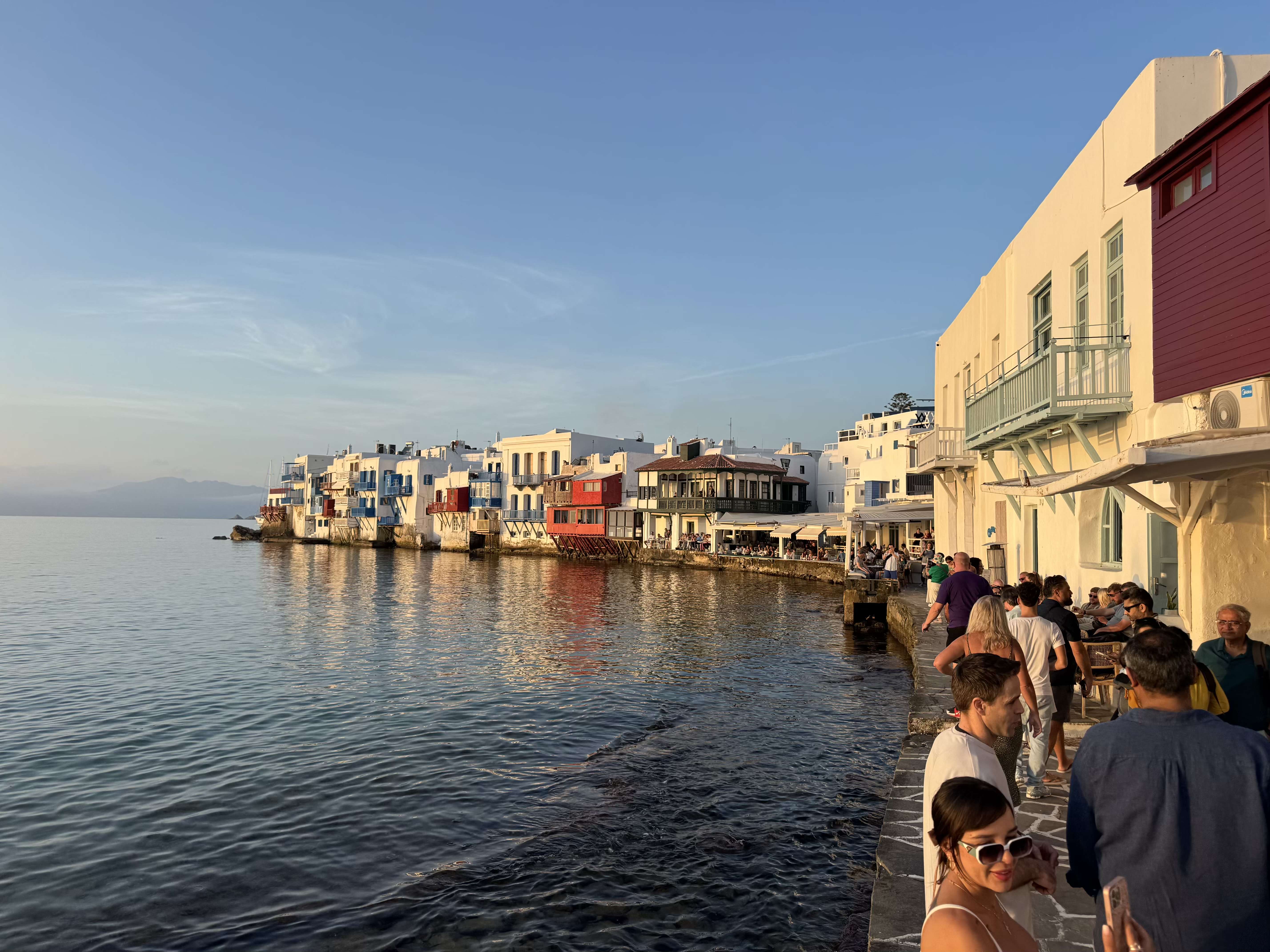 Mykonos Little Venice glam sunset views