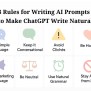 How To Write AI Prompts That Make ChatGPT Sound Human